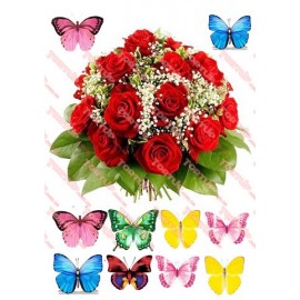 Вафельна картинка Жіноча 008